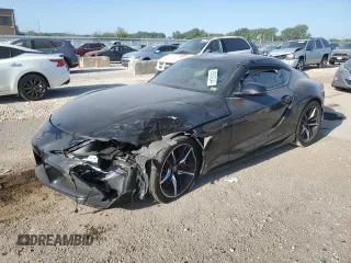 2020 Toyota GR Supra 3.0 with VIN WZ1DB4C03LW031258, listed as a Copart auction lot 63654244 with 0 mi miles and Salvage Title. Bid and sale history available at carsss.com. Image 1.