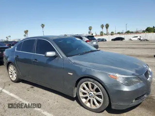 2004 BMW 5 Series 525i with VIN WBANA53564B175495, listed as a Copart auction lot 51739835 with 326,418 mi miles and Salvage Title. Bid and sale history available at carsss.com. Image 4.