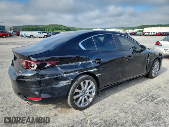2022 Mazda 3 Select with VIN 3MZBPABL3NM309741, listed as a Copart auction lot 61103655 with 37,451 mi miles and Salvage title. Bid and sale history available at DreamBid. Image 3.