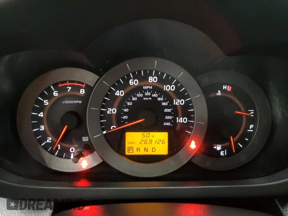 2012 Toyota RAV4 Sport with VIN JTMRK4DV5C5106952, listed as a Copart auction lot 43427795 with 269,126 mi miles and Clean Title. Bid and sale history available at carsss.com. Image 9.