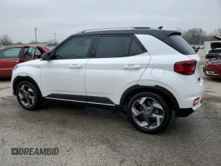 2022 Hyundai Venue Limited with VIN KMHRC8A3XNU184803, listed as a Copart auction lot 52753325 with 76,137 mi miles and Salvage Title. Bid and sale history available at DreamBid. Image 2.