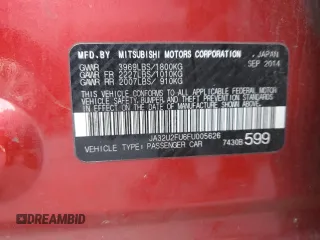 2015 Mitsubishi Lancer ES with VIN JA32U2FU6FU005626, listed as a Copart auction lot 75910944 with 69,495 mi miles and Salvage Title. Bid and sale history available at carsss.com. Image 12.