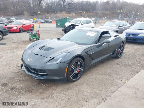 2017 Chevrolet Corvette 2LT with VIN 1G1YD2D74H5107974, listed as a IAAI auction lot 40990975 with 43,656 mi miles. Bid and sale history available at carsss.com. Image 17.