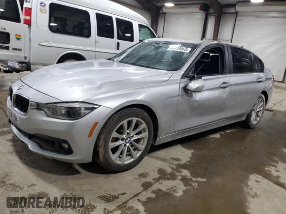 2018 BMW 3 Series 320i xDrive with VIN WBA8E5G50JNV02124, listed as a Copart auction lot 44439065 with 97,527 mi miles and Salvage Title. Bid and sale history available at carsss.com. Image 1.