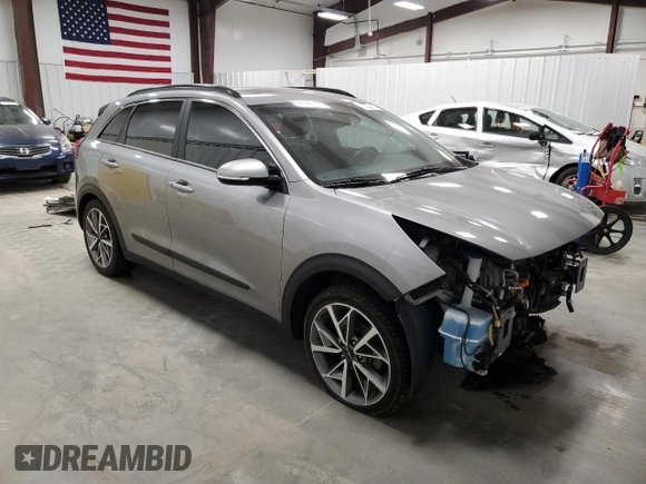 2022 Kia Niro Touring SE with VIN KNDCC3LC4N5546418, listed as a Copart auction lot 87052754 with 55,318 mi miles and Salvage Title. Bid and sale history available at carsss.com. Image 4.