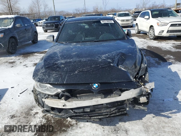 2013 BMW 3 Series 335i xDrive with VIN WBA3B9C56DF140153, listed as a Copart auction lot 46318625 with 91,948 mi miles and Salvage Title. Bid and sale history available at carsss.com. Image 5.
