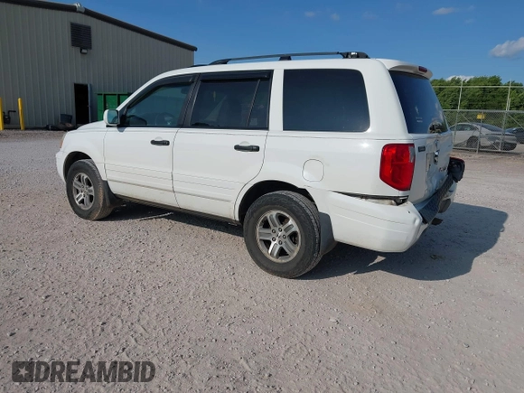 2005 Honda Pilot EX-L with VIN 5FNYF185X5B012415, listed as a IAAI auction lot 42395828 with 246,342 mi miles and . Bid and sale history available at DreamBid. Image 3.