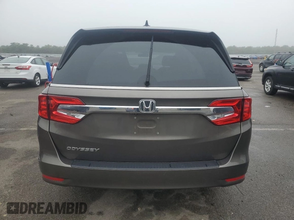 2020 Honda Odyssey EX with VIN 5FNRL6H5XLB069852, listed as a Copart auction lot 61553585 with 34,189 mi miles and Salvage title. Bid and sale history available at DreamBid. Image 6.
