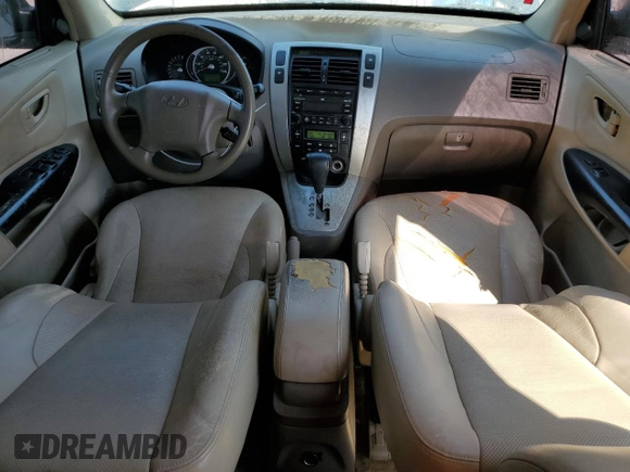 2007 Hyundai Tucson SE with VIN KM8JN12D07U623645, listed as a Copart auction lot 43242735 with 146,102 mi miles and Salvage Title. Bid and sale history available at carsss.com. Image 8.