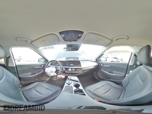 2022 Kia EV6 Wind with VIN KNDC3DLC4N5044191, listed as a Copart auction lot 80761094 with 57,009 mi miles and Salvage Title. Bid and sale history available at carsss.com. Image 15.