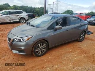 2021 Nissan Versa SV with VIN 3N1CN8EV0ML809253, listed as a Copart auction lot 58967445 with 63,071 mi miles and Salvage title. Bid and sale history available at DreamBid. Image 1.