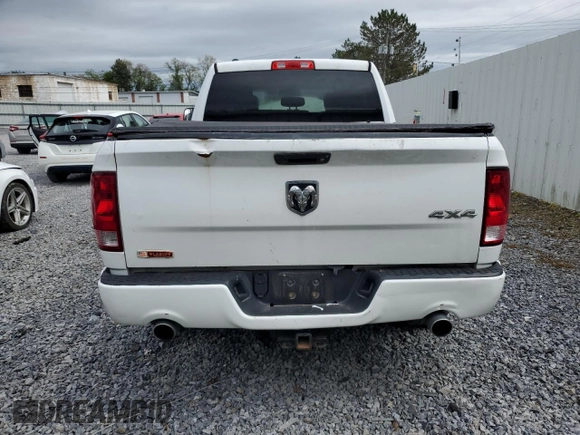 2016 Ram 1500 Express with VIN 1C6RR7FT3GS335895, listed as a Copart auction lot 57689235 with 109,992 mi miles and Salvage title. Bid and sale history available at DreamBid. Image 6.