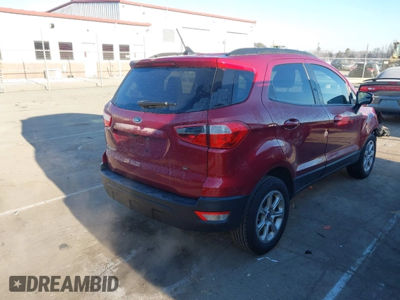 2021 Ford EcoSport SE with VIN MAJ3S2GE4MC439796, listed as a IAAI auction lot 41238032 with 59,028 mi miles and . Bid and sale history available at DreamBid. Image 4.