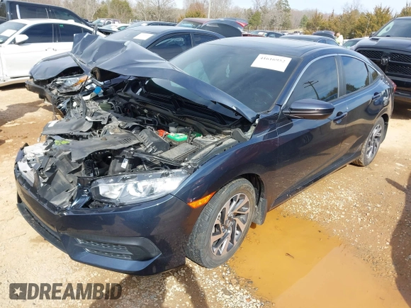 2016 Honda Civic Sedan EX with VIN 19XFC2F73GE054122, listed as a IAAI auction lot 41616952 with 70,406 mi miles. Bid and sale history available at carsss.com. Image 17.