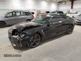 2019 Genesis G70 Advanced with VIN KMTG34LE4KU037330, listed as a Copart auction lot 79663204 with 68,481 mi miles and Salvage Title. Bid and sale history available at DreamBid. Image 1.