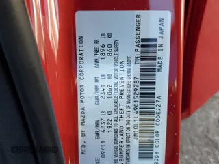 2012 Mazda 3 Mazdaspeed3 Touring with VIN JM1BL1L49C1529787, listed as a Copart auction lot 42606595 with 111,873 mi miles and Salvage Title. Bid and sale history available at DreamBid. Image 12.