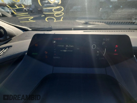 2024 Toyota Prius LE with VIN JTDADABU6R3012177, listed as a Copart auction lot 62894455 with 5,993 mi miles and Salvage title. Bid and sale history available at DreamBid. Image 9.