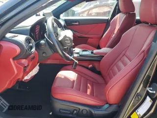 2024 Lexus IS 350 F Sport with VIN JTHGZ1B26R5077771, listed as a Copart auction lot 57396885 with 16,162 mi miles and Salvage title. Bid and sale history available at DreamBid. Image 7.