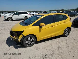 2018 Honda Fit EX-L with VIN 3HGGK5H97JM725765, listed as a Copart auction lot 50368665 with 77,954 mi miles and Salvage title. Bid and sale history available at DreamBid. Image 1.