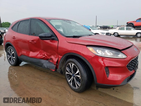 2021 Ford Escape SE with VIN 1FMCU0G67MUB31626, listed as a Copart auction lot 55965035 with 22,865 mi miles and Salvage title. Bid and sale history available at DreamBid. Image 4.