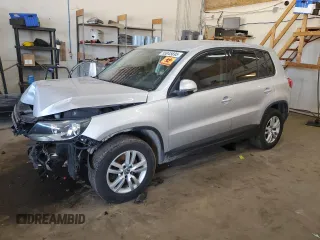 2013 Volkswagen Tiguan S with VIN WVGAV3AX4DW626653, listed as a Copart auction lot 55045695 with 161,227 mi miles and Salvage title. Bid and sale history available at DreamBid. Image 1.