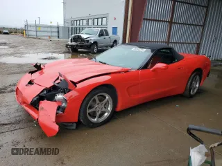 2002 Chevrolet Corvette with VIN 1G1YY32G725132064, listed as a Copart auction lot 86540394 with 30,069 mi miles and Salvage Title. Bid and sale history available at carsss.com. Image 1.