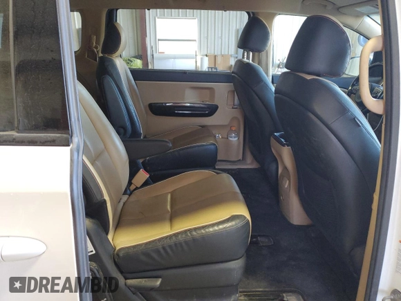2015 Kia Sedona SX with VIN KNDMC5C14F6047550, listed as a Copart auction lot 46781034 with 136,018 mi miles and Salvage Title. Bid and sale history available at carsss.com. Image 11.