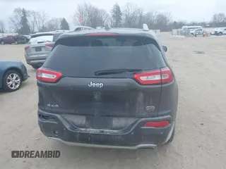 2018 Jeep Cherokee Overland with VIN 1C4PJMJX5JD594240, listed as a IAAI auction lot 41285832 with 130,334 mi miles. Bid and sale history available at carsss.com. Image 16.