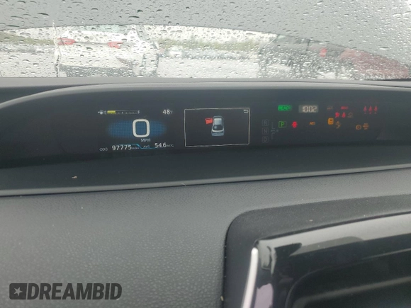 2022 Toyota Prius L Eco z VIN JTDKAMFU4N3171332, wystawiony jako Copart lot #52925435 z przebiegiem 97 775 mil mil oraz Szkoda całkowita • Salvage title. Historia ofert i sprzedaży dostępna na DreamBid. Obrazek 9.