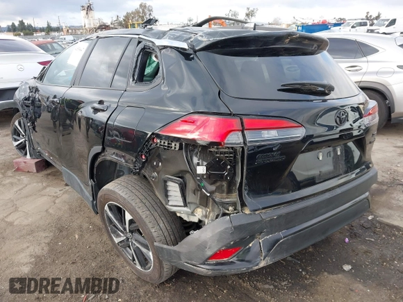 2024 Toyota Corolla Cross Hybrid S with VIN 7MUFBABG3RV019176, listed as a IAAI auction lot 41536647 with 36,428 mi miles and . Bid and sale history available at DreamBid. Image 3.