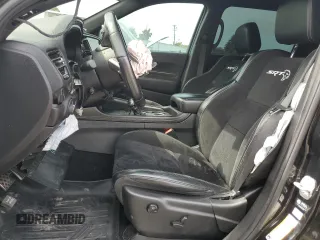 2021 Dodge Durango SRT Hellcat with VIN 1C4SDJH98MC689327, listed as a Copart auction lot 52169015 with 53,009 mi miles and Salvage title. Bid and sale history available at DreamBid. Image 7.