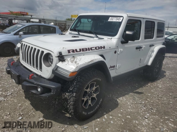 2019 Jeep Wrangler Unlimited Rubicon с VIN 1C4HJXFN5KW514387, выставлен на аукционе Copart как лот 55277045 с пробегом 62 068 миль миль и Списание • Salvage title. История ставок и продаж доступна на DreamBid. Изображение 1.
