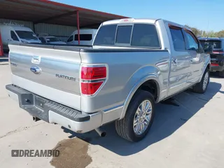 2009 Ford F-150 XL with VIN 1FTPW12V99FB40005, listed as a IAAI auction lot 40804612 with 155,572 mi miles. Bid and sale history available at carsss.com. Image 4.