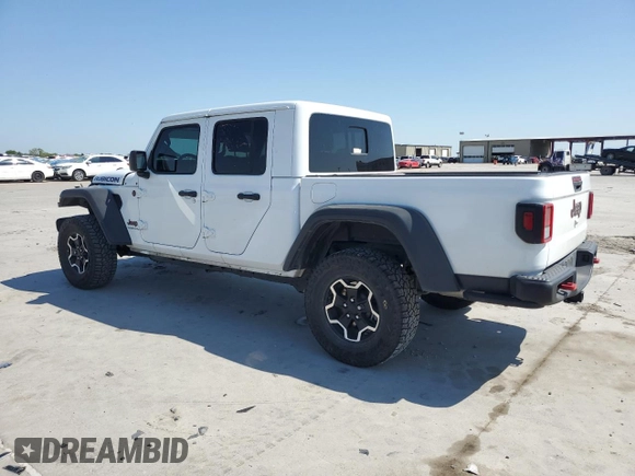 2023 Jeep Gladiator Rubicon with VIN 1C6JJTBG3PL525874, listed as a Copart auction lot 53283145 with 37,606 mi miles and Salvage Title. Bid and sale history available at carsss.com. Image 2.