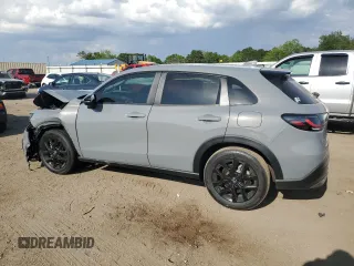 2024 Honda HR-V Sport with VIN 3CZRZ1H58RM752309, listed as a Copart auction lot 54977025 with 6,821 mi miles and Salvage title. Bid and sale history available at DreamBid. Image 2.
