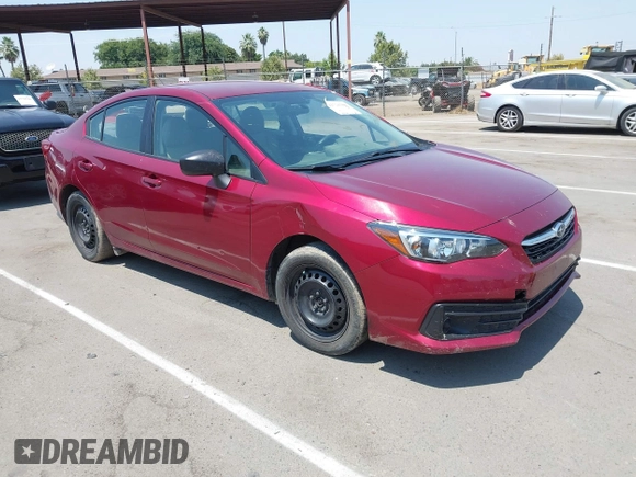 2023 Subaru Impreza with VIN 4S3GKAB68P3605540, listed as a IAAI auction lot 42720388 with 35,745 mi miles and . Bid and sale history available at DreamBid. Image 1.