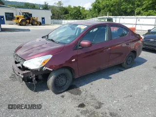 2018 Mitsubishi Mirage ES with VIN ML32F3FJXJHF08316, listed as a Copart auction lot 66641915 with 92,438 mi miles and Clean title. Bid and sale history available at DreamBid. Image 1.