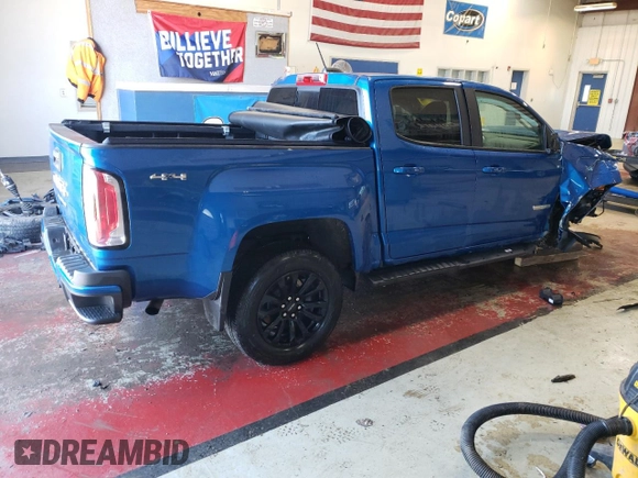2022 GMC Canyon 4WD Elevation z VIN 1GTG6CEN4N1150438, wystawiony jako Copart lot #48492225 z przebiegiem 25 926 mil mil oraz Szkody całkowita. Historia ofert i sprzedaży dostępna na DreamBid. Obrazek 3.
