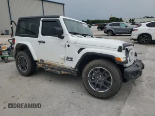2021 Jeep Wrangler 80th Anniversary with VIN 1C4HJXAG1MW721452, listed as a Copart auction lot 62349904 with 40,677 mi miles and Salvage Title. Bid and sale history available at DreamBid. Image 4.