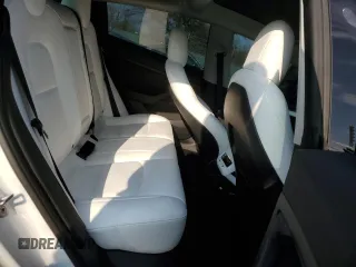 2022 Tesla Model 3 Long Range with VIN 5YJ3E1EBXNF272496, listed as a Copart auction lot 43973435 with 28,450 mi miles and Salvage Title. Bid and sale history available at DreamBid. Image 10.