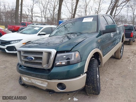 2007 Ford F-150 XLT with VIN 1FTPW14VX7KD26735, listed as a IAAI auction lot 41639303 with 223,432 mi miles. Bid and sale history available at carsss.com. Image 2.