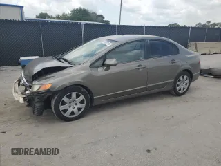 2006 Honda Civic LX z VIN JHMFA16506S006537, wystawiony jako Copart lot #60407425 z przebiegiem 171 482 mil mil oraz Szkoda całkowita • Salvage title. Historia ofert i sprzedaży dostępna na DreamBid. Obrazek 1.