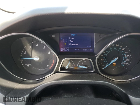 2012 Ford Focus SE with VIN 1FAHP3F20CL461605, listed as a Copart auction lot 59574835 with 119,881 mi miles and Salvage title. Bid and sale history available at DreamBid. Image 9.