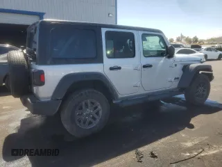 2024 Jeep Wrangler Sport S z VIN 1C4PJXDN2RW273882, wystawiony jako Copart lot #63977305 z przebiegiem 31 610 mil mil oraz Czysty tytuł • Clean title. Historia ofert i sprzedaży dostępna na DreamBid. Obrazek 3.