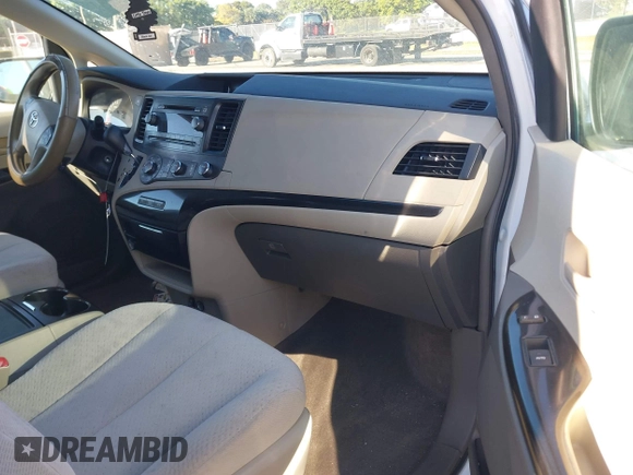 2012 Toyota Sienna with VIN 5TDKA3DC5CS011220, listed as a IAAI auction lot 41770493 with 199,266 mi miles and . Bid and sale history available at DreamBid. Image 5.