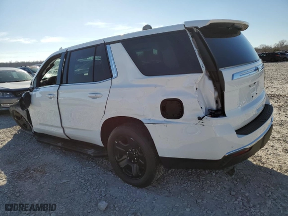 2023 Chevrolet Tahoe Commercial with VIN 1GNSCLED9PR430295, listed as a Copart auction lot 87807095 with 283 mi miles and Salvage Title. Bid and sale history available at carsss.com. Image 2.