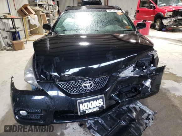 2007 Toyota Solara SE with VIN 4T1CE30PX7U754499, listed as a Copart auction lot 58711125 with 166,200 mi miles and Salvage title. Bid and sale history available at DreamBid. Image 5.