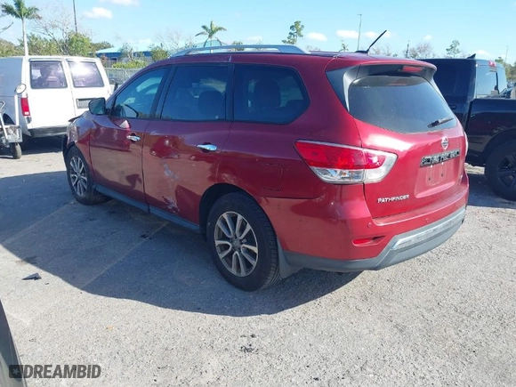 2016 Nissan Pathfinder S with VIN 5N1AR2MN7GC600949, listed as a IAAI auction lot 41261906 with 173,787 mi miles. Bid and sale history available at carsss.com. Image 3.