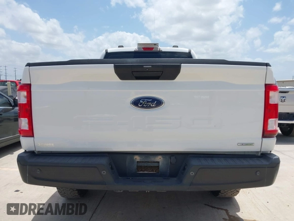 2021 Ford F-150 XL with VIN 1FTEX1EP7MKF05489, listed as a IAAI auction lot 42524599 with 82,824 mi miles and . Bid and sale history available at DreamBid. Image 16.
