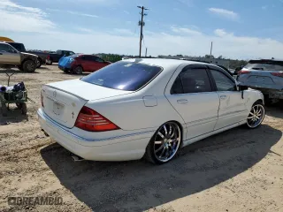2006 Mercedes-Benz S-Class 5.0L with VIN WDBNG75JX6A484109, listed as a Copart auction lot 47224105 with 0 mi miles and Salvage Title. Bid and sale history available at carsss.com. Image 3.